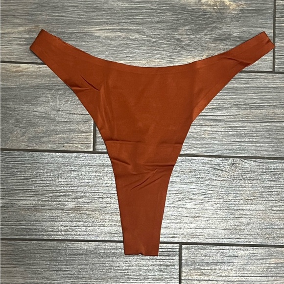 NWT Free People Hah High End Thong Size Large Bronze Panty Underwear Lingerie L - Picture 4 of 10